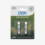 باتری نیم قلمی آلکالاین دی بی کی AAA Super Heavy Duty بسته ۲ عددی