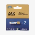 باتری نیم قلمی آلکالاین دی بی کی AAA Hi Power Ultra بسته ۲ عددی