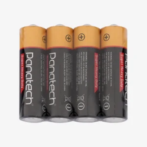 باتری قلمی آلکالاین پاناتک AA R6P Super Heavy Duty بسته 4 عددی