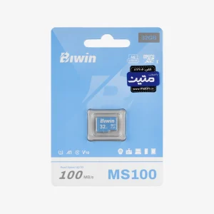 کارت حافظه Micro SDXC بیوین MS100 استاندارد UHS-I U1 ظرفیت 32 گیگابایت