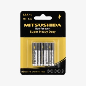 باتری نیم قلمی میتسوشیدا Super Heavy Duty بسته 4 عددی