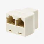 برل RJ45 شبکه 1 به 2 سفید
