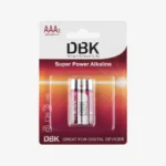 باتری نیم قلمی دی بی کی AAA Super Power Alkaline بسته ۲ عددی